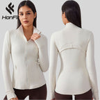 Womens Yoga 87%Nylon 13%spandex jacket D-18031