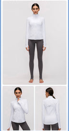 Womens Yoga 87%Nylon 13%spandex jacket D-18031