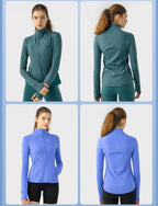 Womens Yoga 87%Nylon 13%spandex jacket D-18031