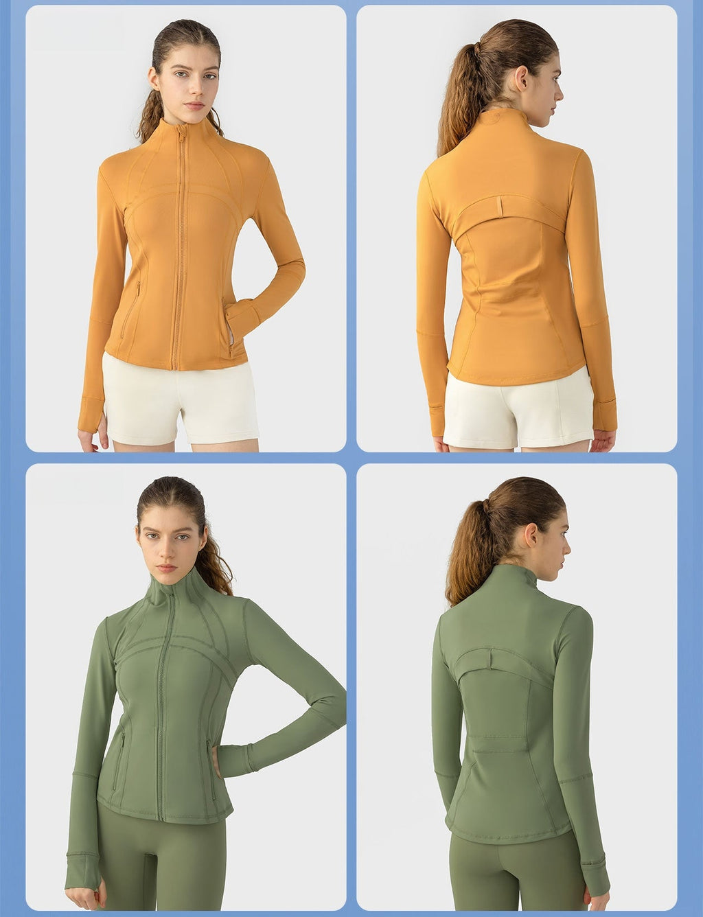 Womens Yoga 87%Nylon 13%spandex jacket D-18031
