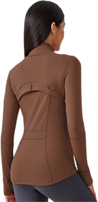 Womens Yoga 87%Nylon 13%spandex jacket D-18031
