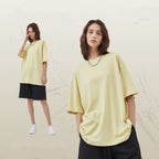 Mens Casual Vintage 100%Cotton Oversized T-shirt D-AR002