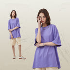 Mens Casual Vintage 100%Cotton Oversized T-shirt D-AR002