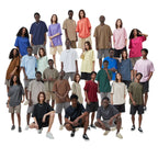 Mens Casual Vintage 100%Cotton Oversized T-shirt D-AR002