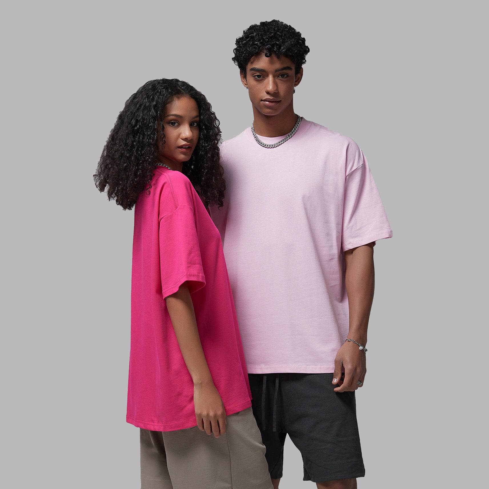 Mens Casual Vintage 100%Cotton Oversized T-shirt D-AR002