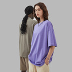 Mens Casual Vintage 100%Cotton Oversized T-shirt D-AR002