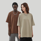 Mens Casual Vintage 100%Cotton Oversized T-shirt D-AR002