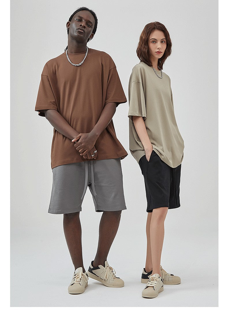 Mens Casual Vintage 100%Cotton Oversized T-shirt D-AR002