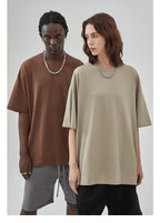 Mens Casual Vintage 100%Cotton Oversized T-shirt D-AR002