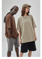 Mens Casual Vintage 100%Cotton Oversized T-shirt D-AR002
