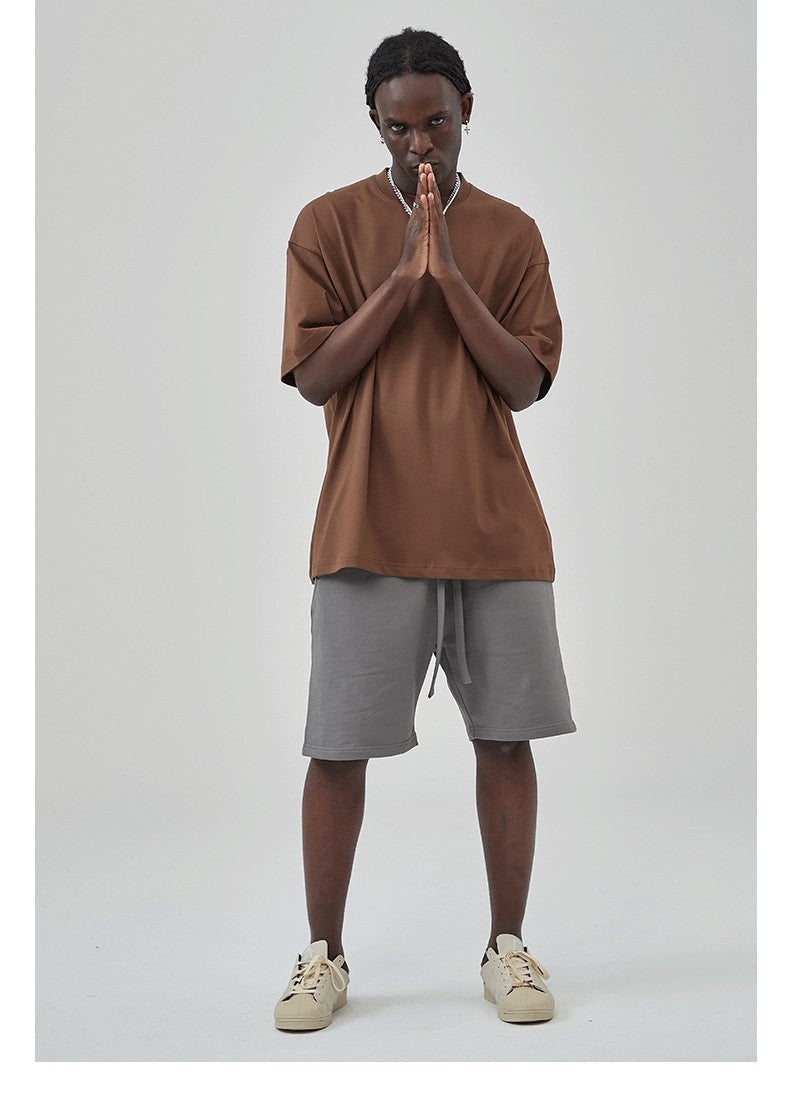 Mens Casual Vintage 100%Cotton Oversized T-shirt D-AR002