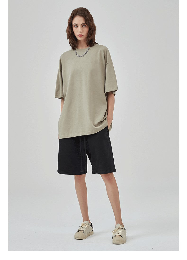 Mens Casual Vintage 100%Cotton Oversized T-shirt D-AR002