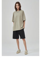 Mens Casual Vintage 100%Cotton Oversized T-shirt D-AR002