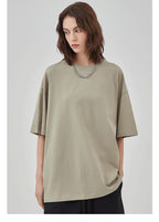 Mens Casual Vintage 100%Cotton Oversized T-shirt D-AR002