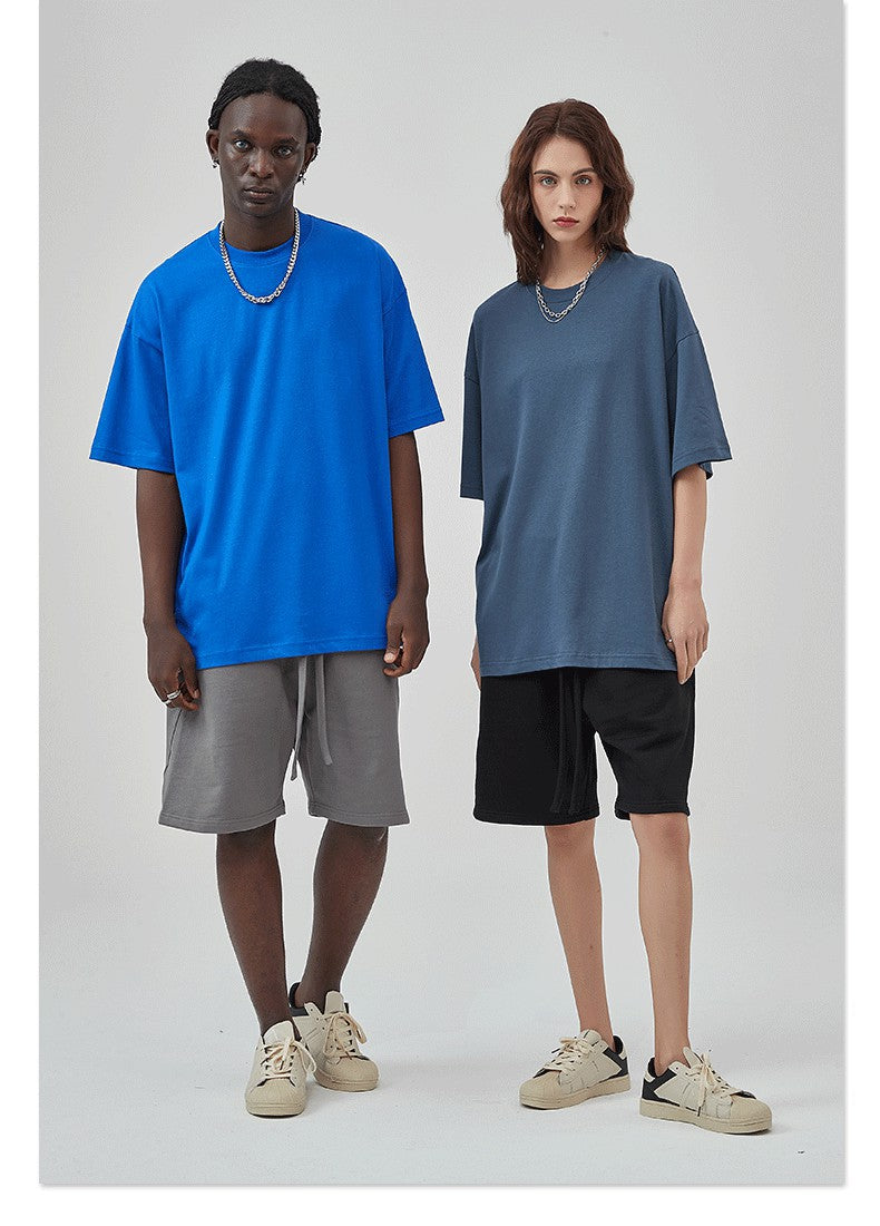 Mens Casual Vintage 100%Cotton Oversized T-shirt D-AR002