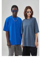 Mens Casual Vintage 100%Cotton Oversized T-shirt D-AR002