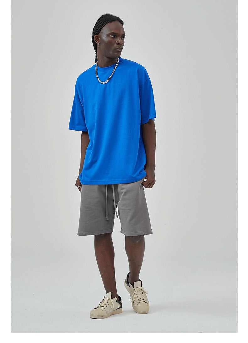 Mens Casual Vintage 100%Cotton Oversized T-shirt D-AR002