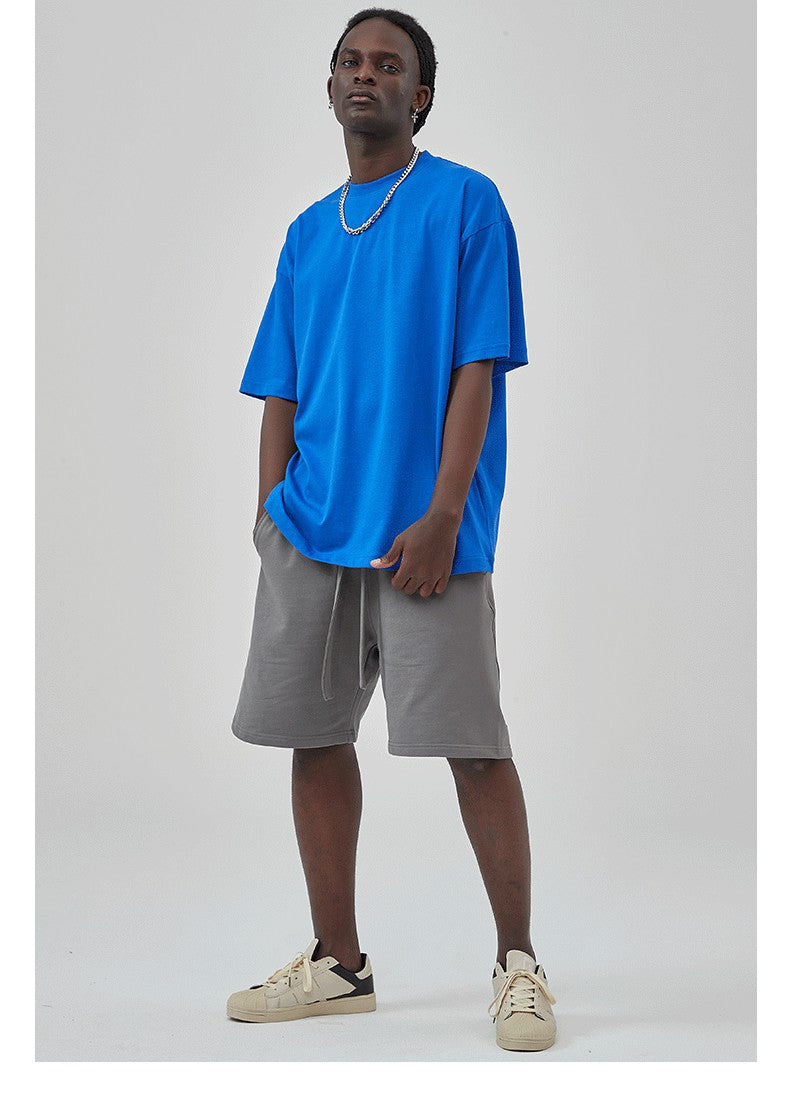Mens Casual Vintage 100%Cotton Oversized T-shirt D-AR002