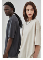 Mens Casual Vintage 100%Cotton Oversized T-shirt D-AR002
