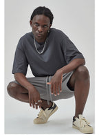 Mens Casual Vintage 100%Cotton Oversized T-shirt D-AR002