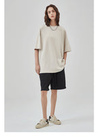Mens Casual Vintage 100%Cotton Oversized T-shirt D-AR002