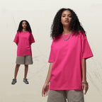 Mens Casual Vintage 100%Cotton Oversized T-shirt D-AR002