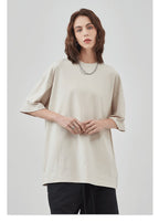 Mens Casual Vintage 100%Cotton Oversized T-shirt D-AR002