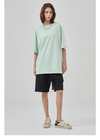 Mens Casual Vintage 100%Cotton Oversized T-shirt D-AR002