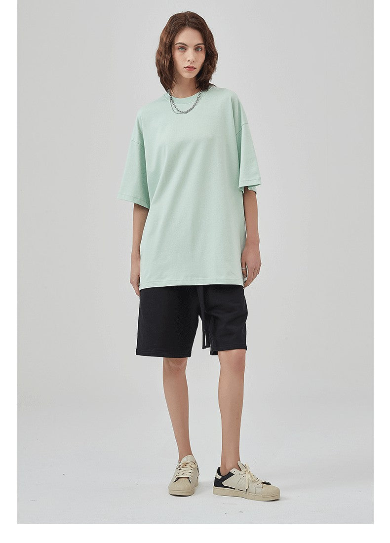 Mens Casual Vintage 100%Cotton Oversized T-shirt D-AR002