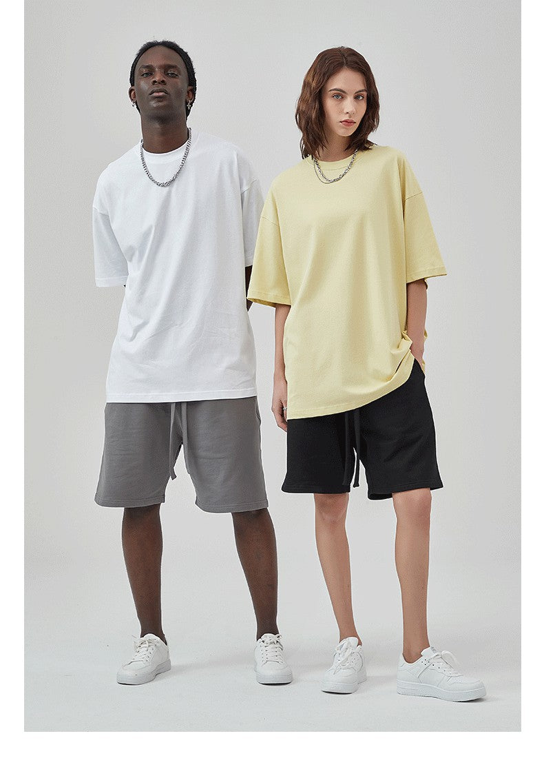 Mens Casual Vintage 100%Cotton Oversized T-shirt D-AR002