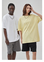 Mens Casual Vintage 100%Cotton Oversized T-shirt D-AR002