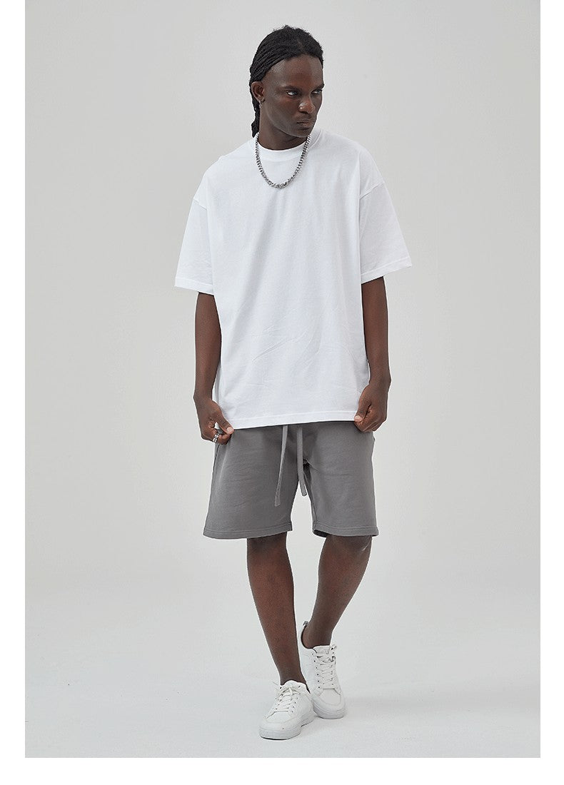 Mens Casual Vintage 100%Cotton Oversized T-shirt D-AR002