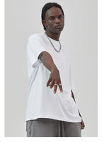 Mens Casual Vintage 100%Cotton Oversized T-shirt D-AR002
