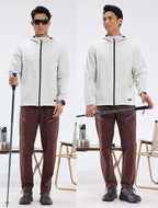 Mens Workout Activewear 88%Nylon 12%Spandex Jacket D42182 print logo 33