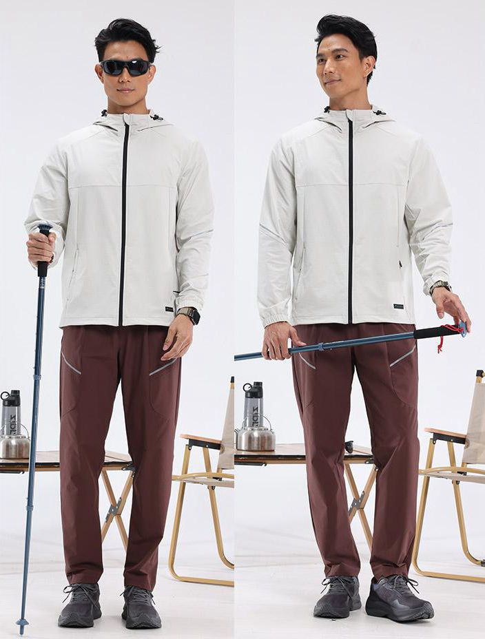 Mens Workout Activewear 88%Nylon 12%Spandex Jacket D42182 print logo 33