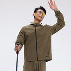 Mens Workout Activewear 88%Nylon 12%Spandex Jacket D42182 print logo 17