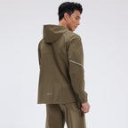 Mens Workout Activewear 88%Nylon 12%Spandex Jacket D42182 print logo 2
