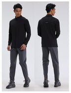 Mens sports fitness 80%Polyester   20%Spandex jacket D42188 print logo 33