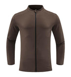 Mens sports fitness 80%Polyester   20%Spandex jacket D42188 print logo 13