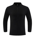 Mens sports fitness 80%Polyester   20%Spandex jacket D42188 print logo 14