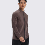 Mens sports fitness 80%Polyester   20%Spandex jacket D42188 print logo 18