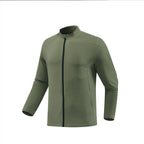 Mens sports fitness 80%Polyester   20%Spandex jacket D42188 print logo 10