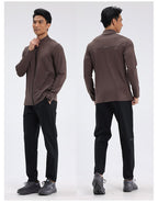 Mens sports fitness 80%Polyester   20%Spandex jacket D42188 print logo 35