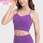 Womens Yoga Activewear 80%nylon 20%spandex Tank Top DAW020 print logo 13