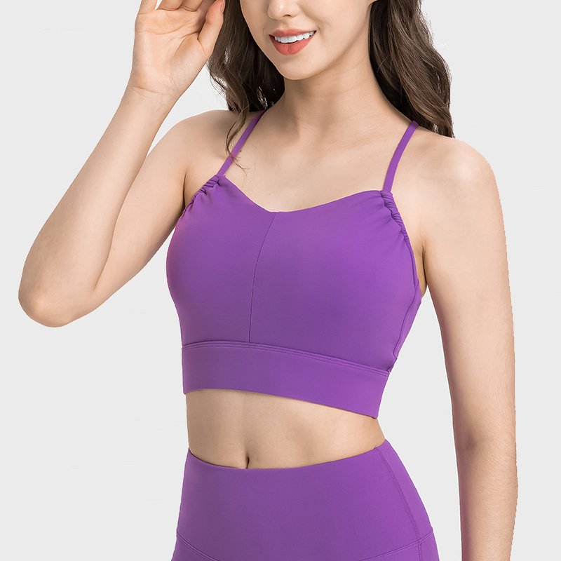 Womens Yoga Activewear 80%nylon 20%spandex Tank Top DAW020 print logo 1