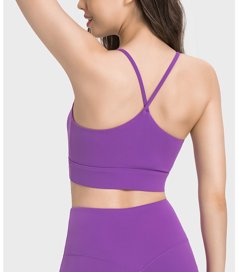 Womens Yoga Activewear 80%nylon 20%spandex Tank Top DAW020 print logo 37