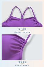 Womens Yoga Activewear 80%nylon 20%spandex Tank Top DAW020 print logo 45