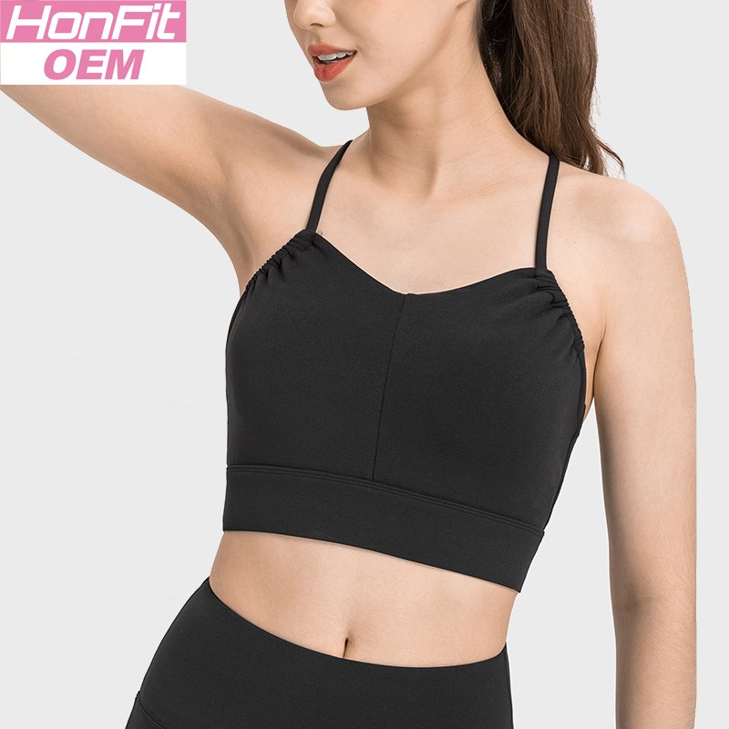 Womens Yoga Activewear 80%nylon 20%spandex Tank Top DAW020 print logo 2
