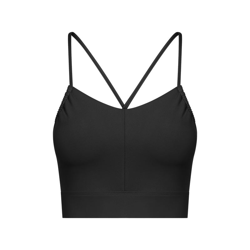 Womens Yoga Activewear 80%nylon 20%spandex Sports Bra DAW020 print logo 19