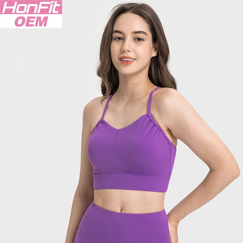 Womens Yoga Activewear 80%nylon 20%spandex Tank Top DAW020 print logo 11